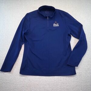 Nike Dri-FIT 2019 PGA Championship Bethpage‎ Blue Golf Pullover - Men
